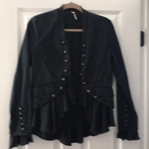 Free People Romantic Ruffles Jacket